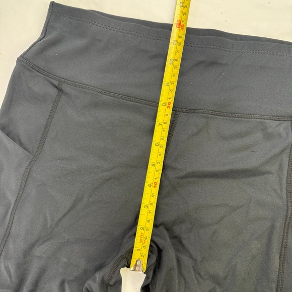 Neleus Womens Athletic Shorts Size L Black Polyester Spandex Pockets Gym Workout - Picture 7 of 14